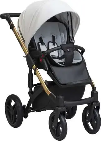 Kombinovaný kočárek EUFORIA PREMIUM EP-1 gold/white