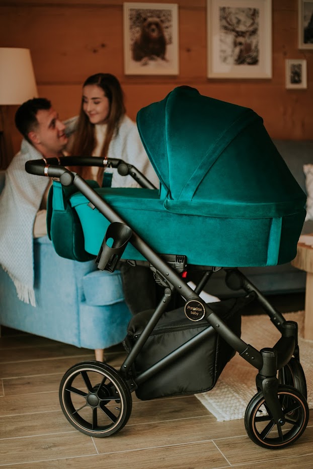  Kombinovaný kočárek Paradise Baby VR - green 04