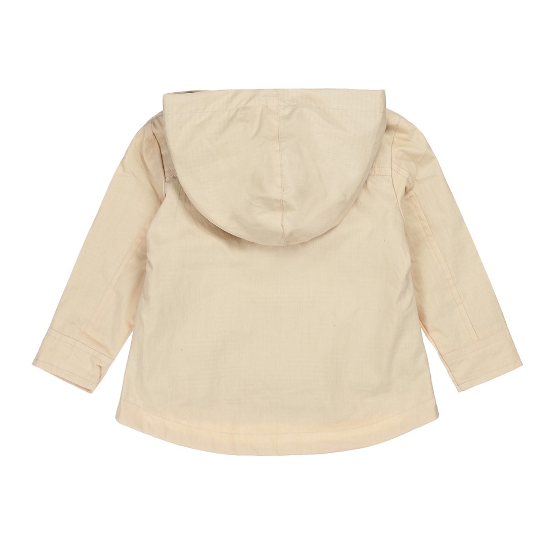 Jarní bunda s kapucí - béžová vel.86