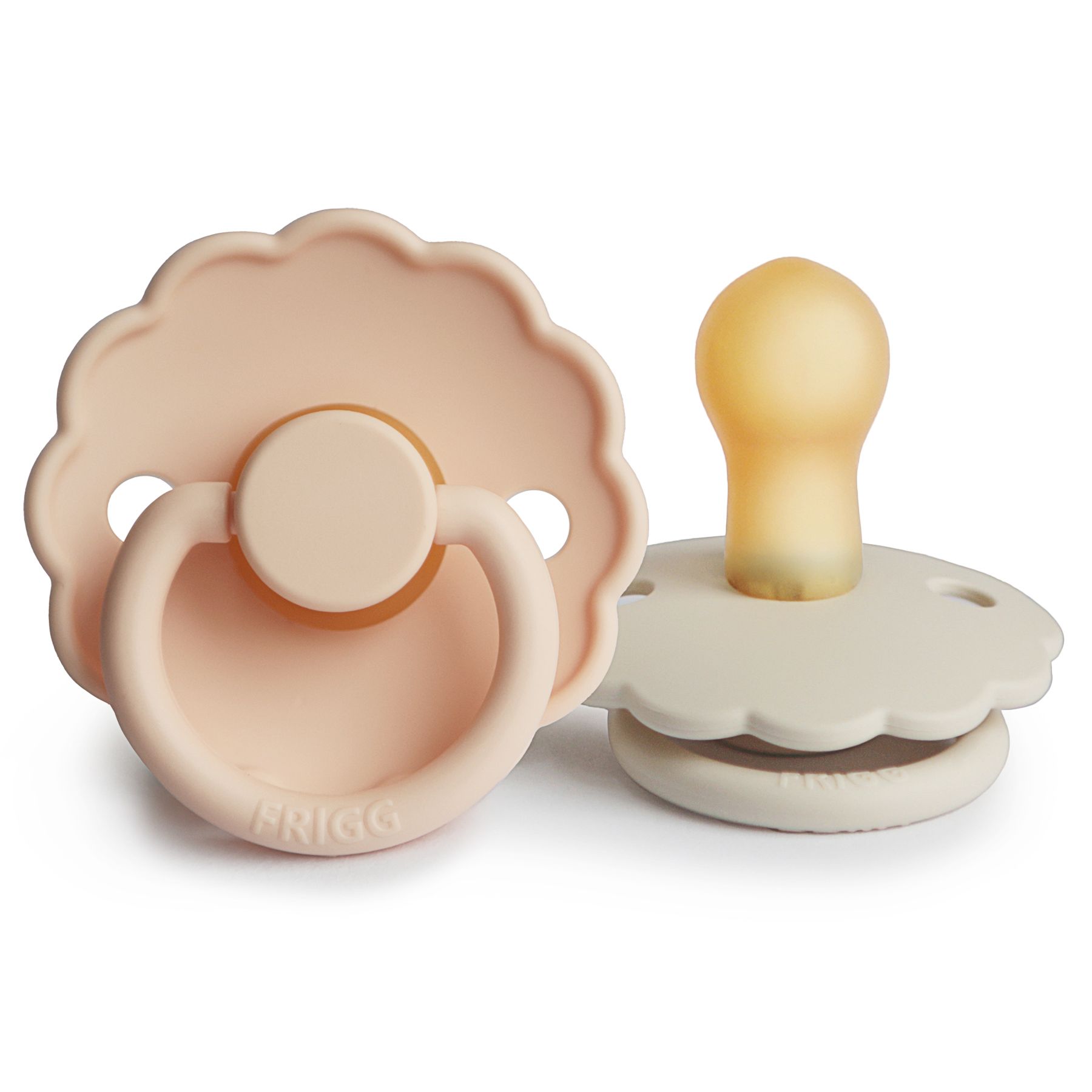 DUO kaučukový dudlík FRIGG PinkCream+ Cream0-6M 