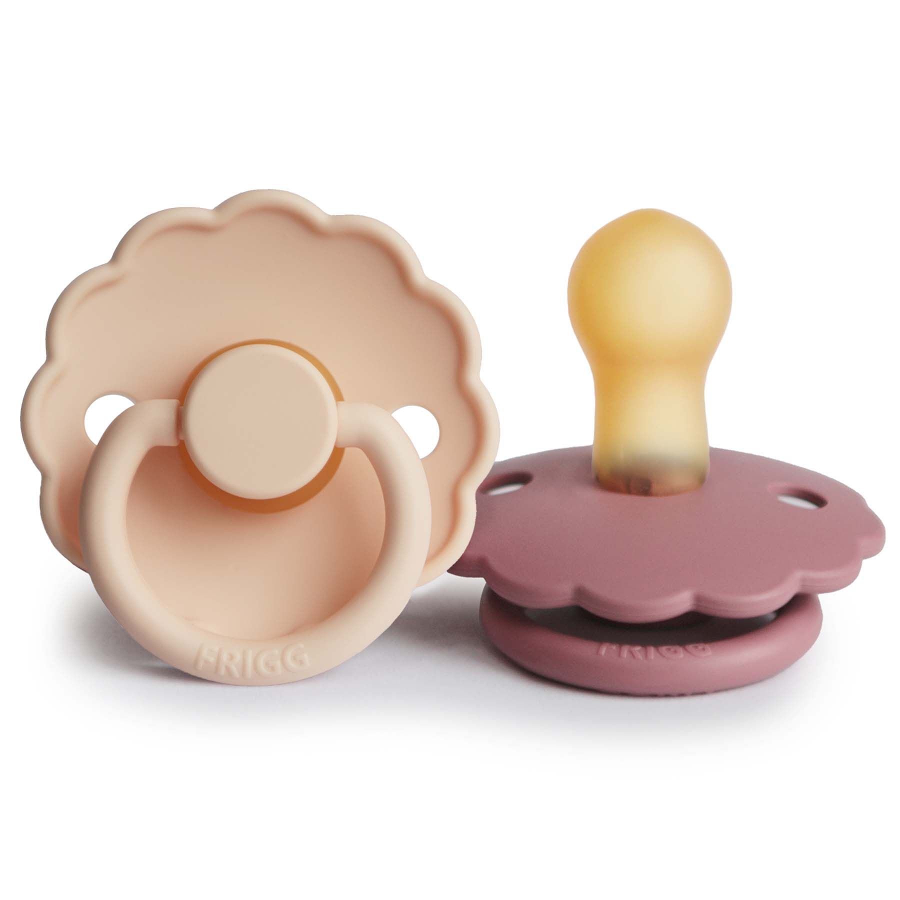 DUO kaučukový dudlík FRIGG SoftLilac+ BabyPink 0-6M 