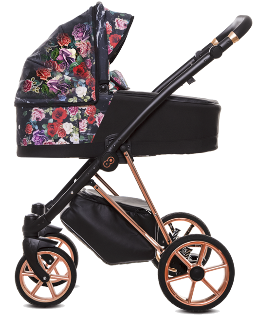 Kombinovaný kočárek Musse Dark Rose 2v1 měděný
