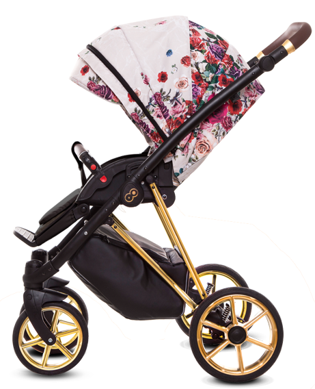 Kombinovaný kočárek Musse Light-Dark  Rose 2v1 gold