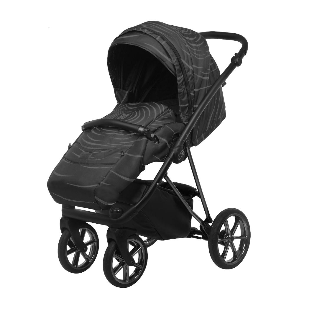 Kombinovaný kočárek Boss  2v1 dark grey