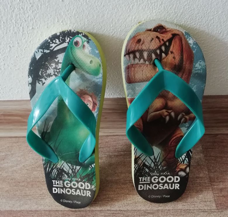 Dětské pantofle žabky - Malý Dinosaurus