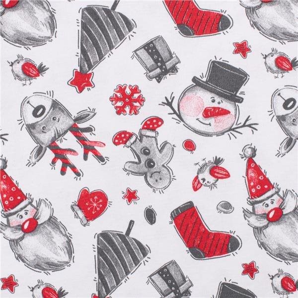 Kojenecké bodyčko s dlouhým rukávem New Baby Christmas vel. 68 (4-6m)  