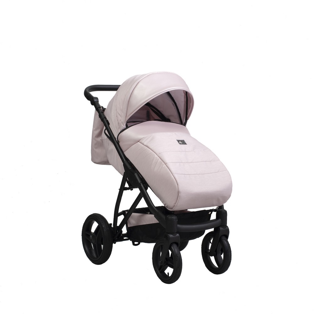 Náhradní polostrování na sportovní kočárek FANCY s nánožníkem a taškou - růžový