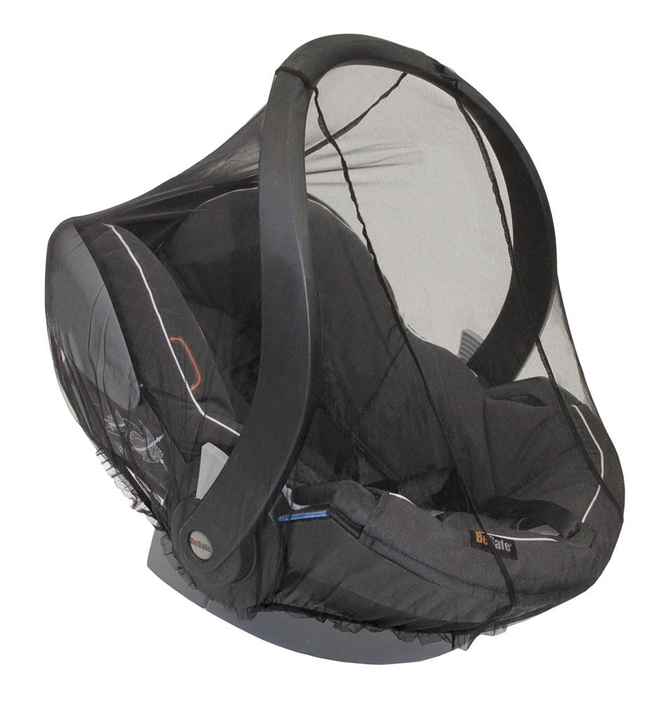 Síť moskytiéra na autosedačku vajíčko - universální - šedá síť proti hmyzu