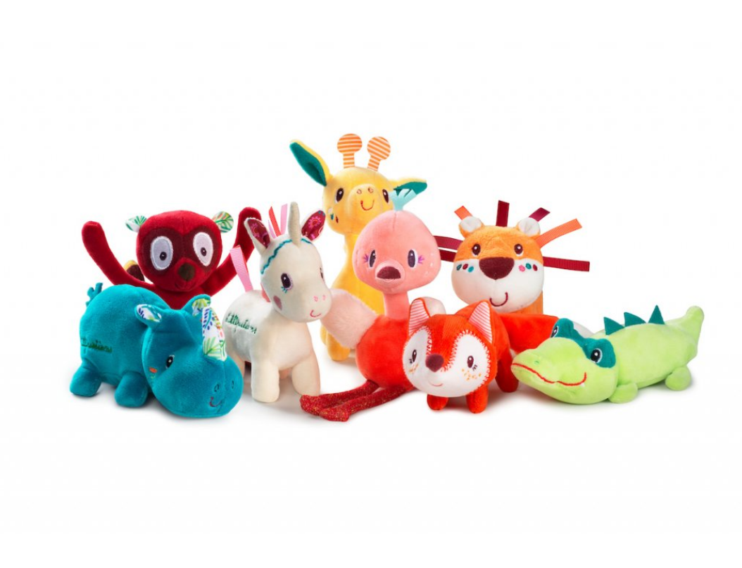 Lilliputiens - malá plyšová hračka - žirafa Zia