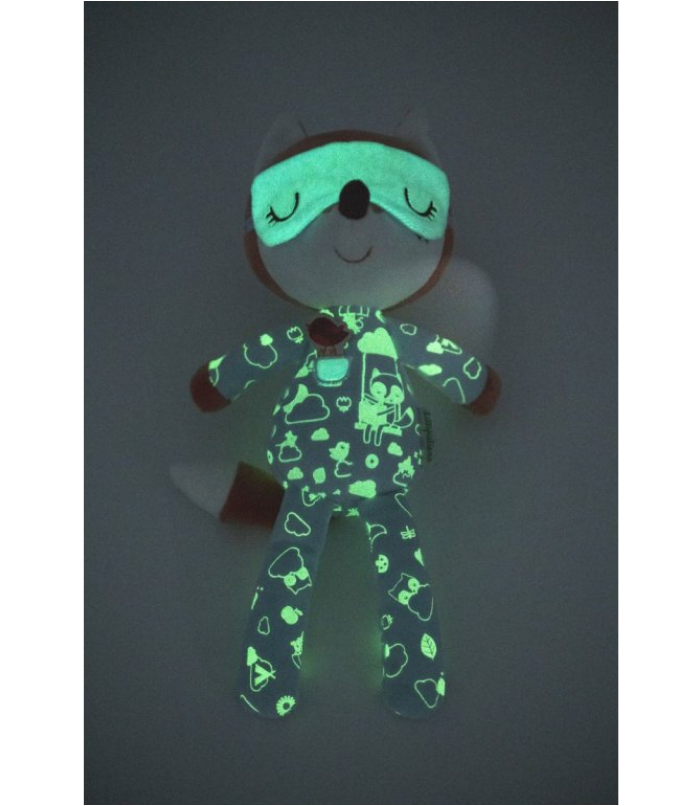 Lilliputiens - kamarádka do postýlky svítící - liška Alice