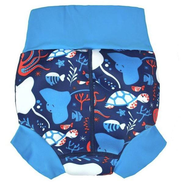 Dětské neoprenové plavky Happy Nappy - Vodní Svět vel. L (6-12 měs.)
