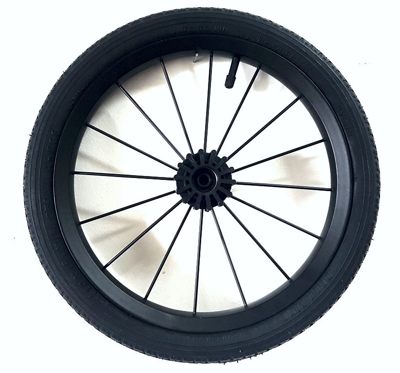 ND_kolečko EXCELLENT kompletní - rozměr 44-288 kovové - špicové - černé