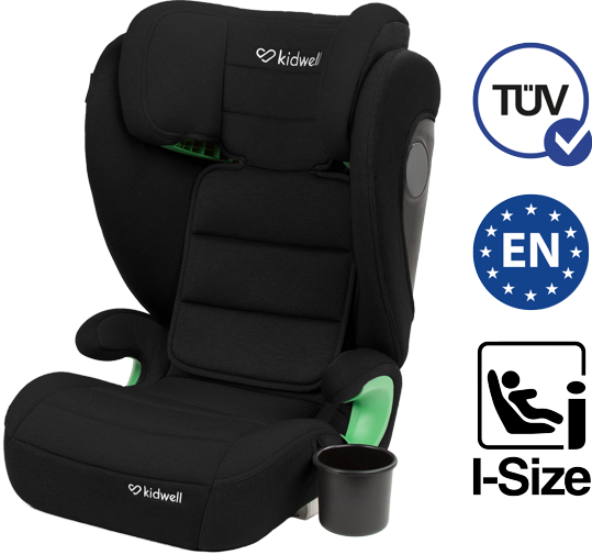 Autosedačka Kidwell Weston s isofixem, i-Size 100-150 cm černá