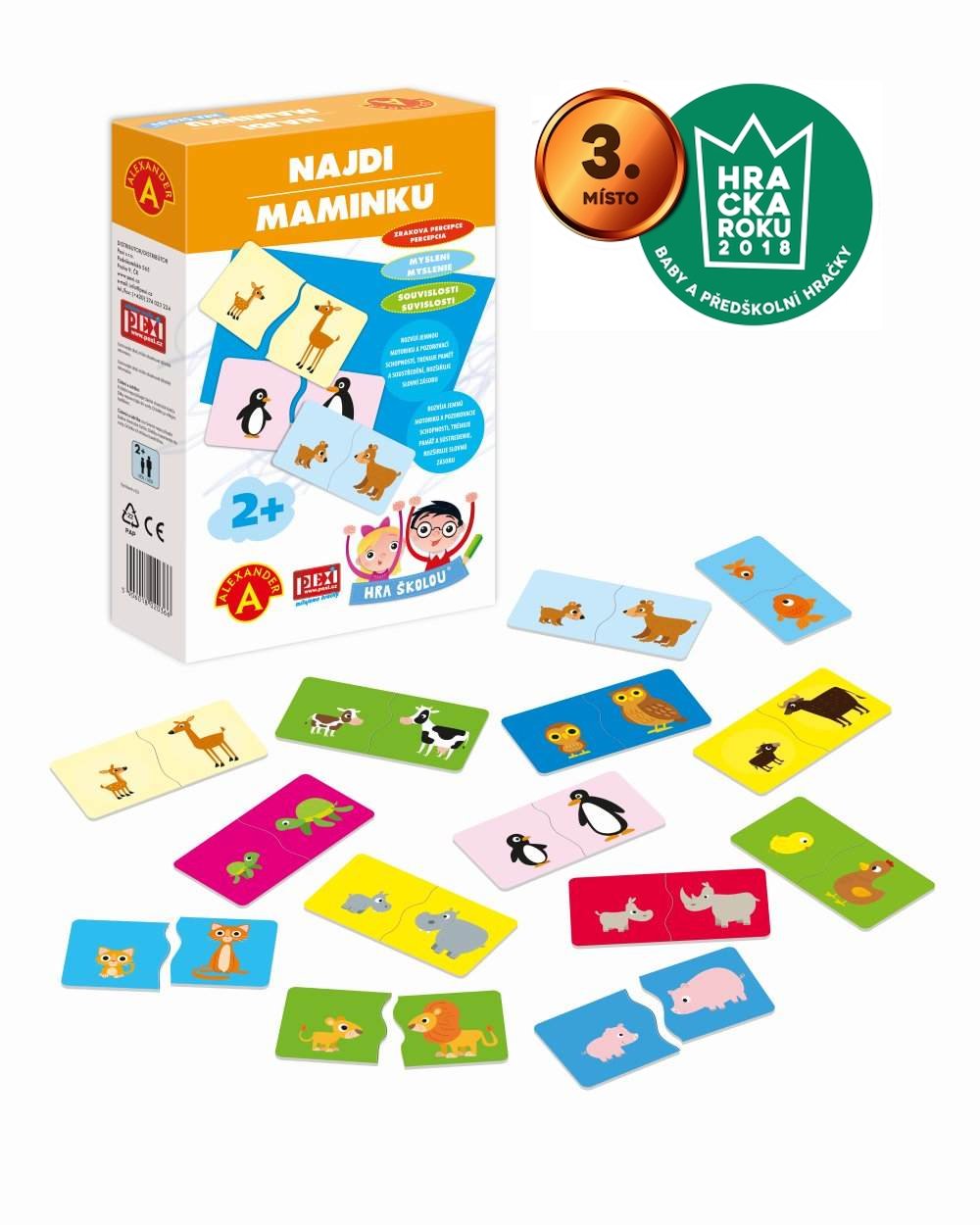 Naučné hraní pro malé zvědavce - HRA ŠKOLOU® – NAJDI MAMINKU