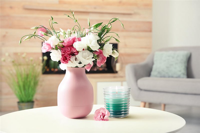 Tříbarevná vonná svíčka ve skle - Tropical ISLAND 