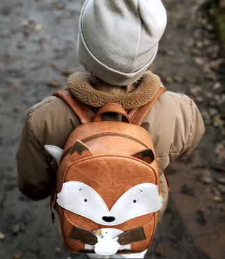 NEW Dětský batůžek z eco kůže LIŠKA - Big Fox Frankie