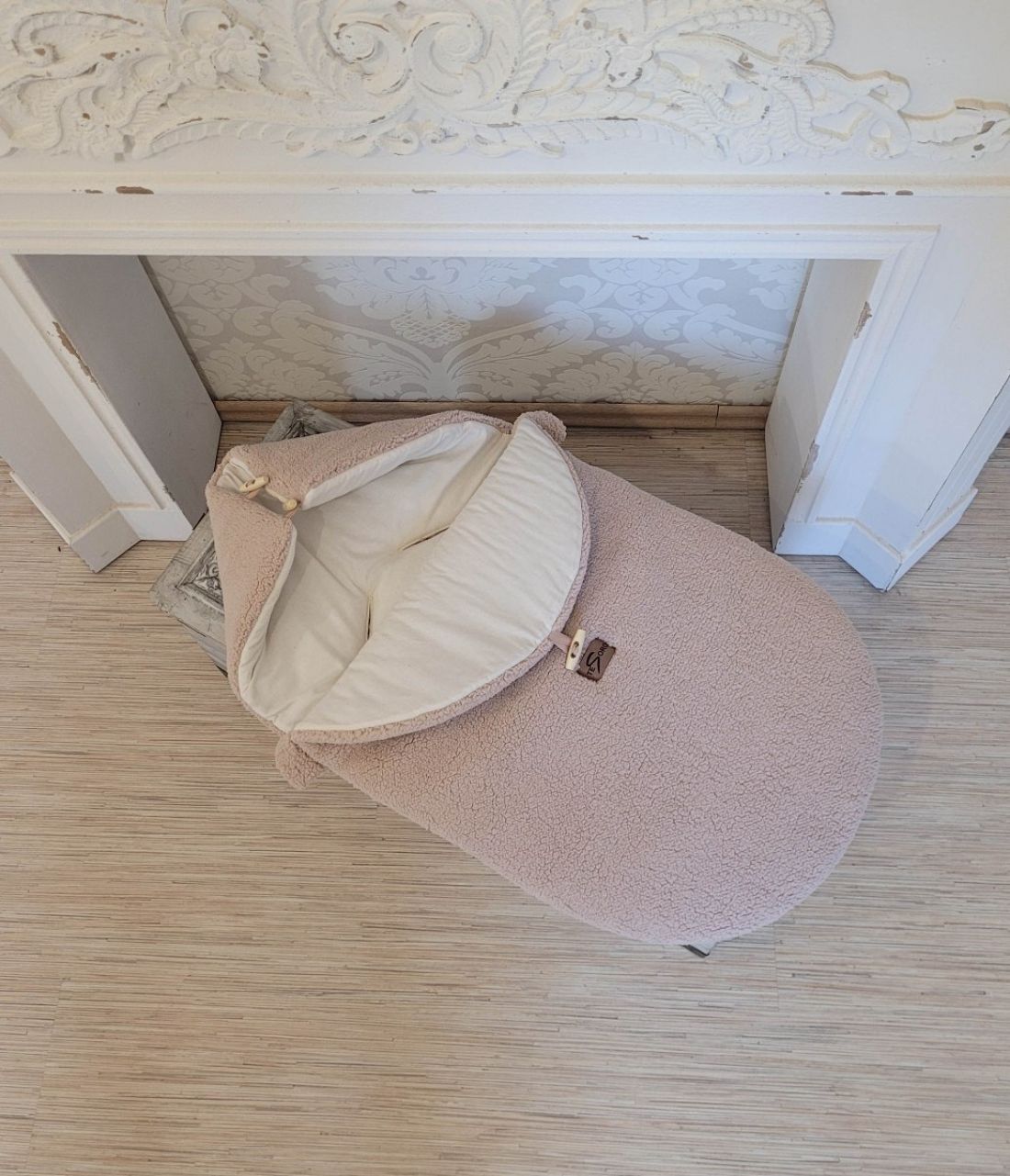 Zimní fusak LAMB blushing rose