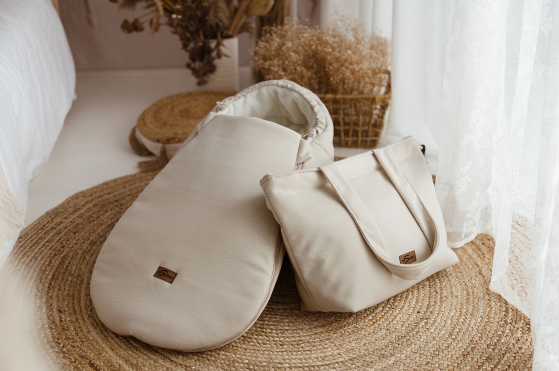 Luxusní fusak Cashmere beige