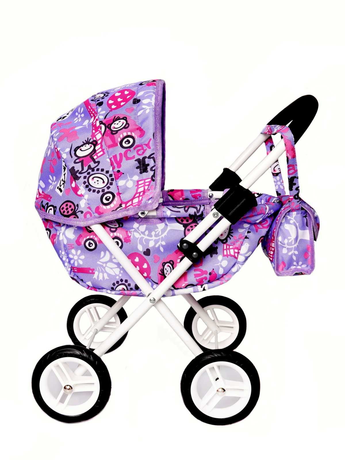 Skládací kočárek pro panenky Jasmine Kids M01