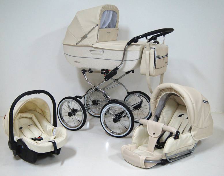Kombinovaný retro kočárek 2v1 Renee Baby Fashion R-1