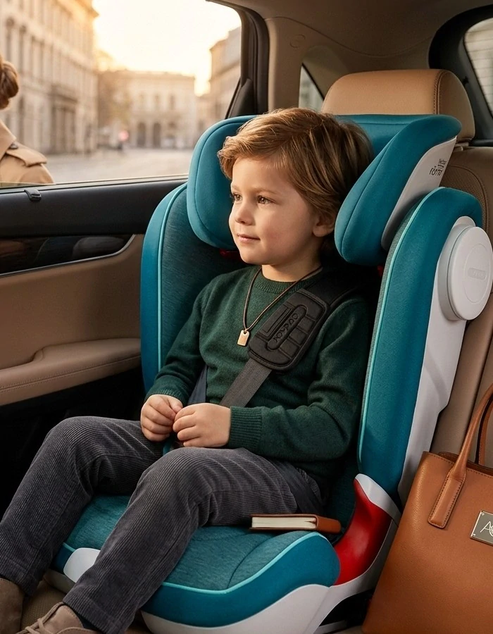 PŮJČOVNA- Autosedačka Römer Kidfix 15-36kg polohovatelná tyrkysová