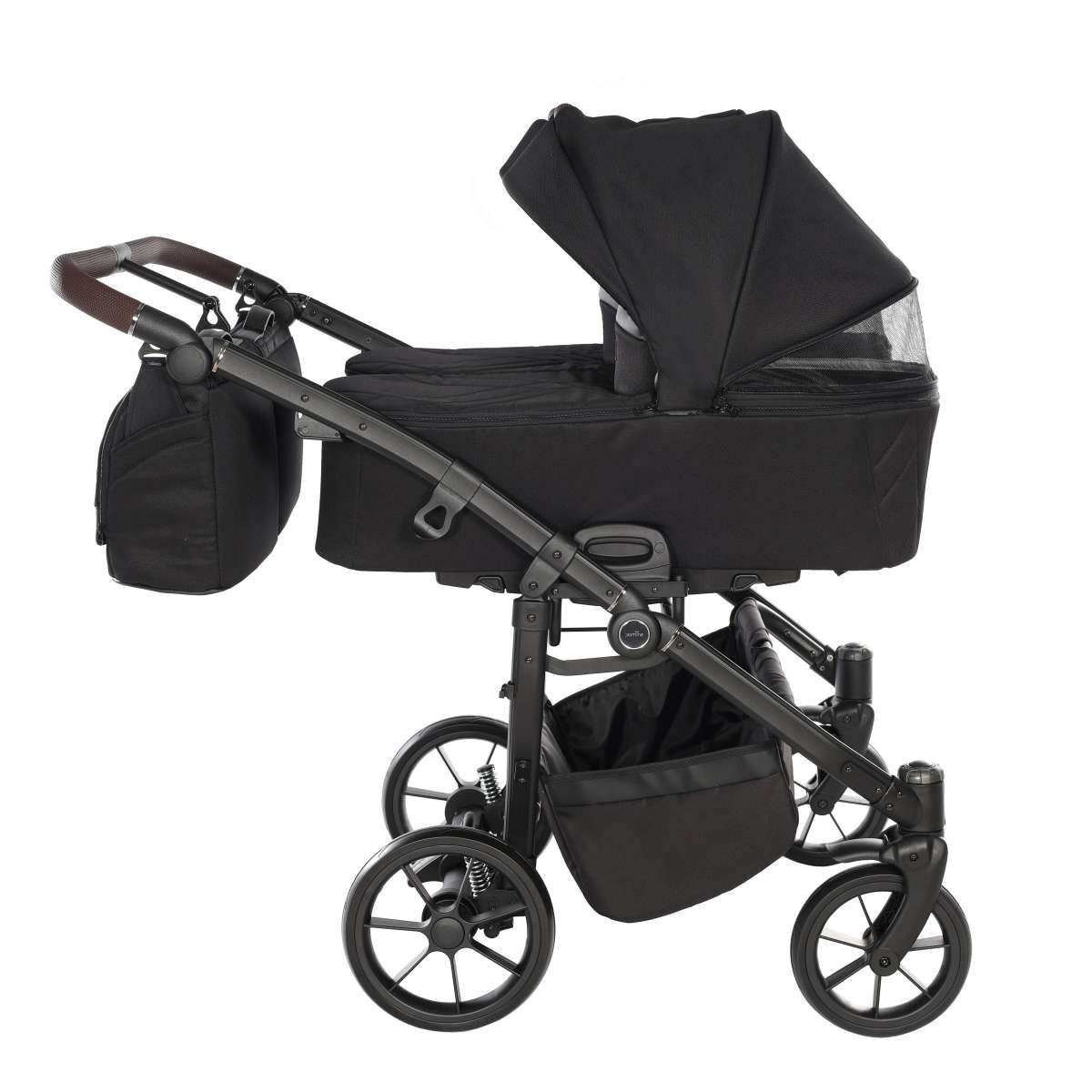 Kočárek pro dvojcata DUO JASMINE LIFE 03 černý