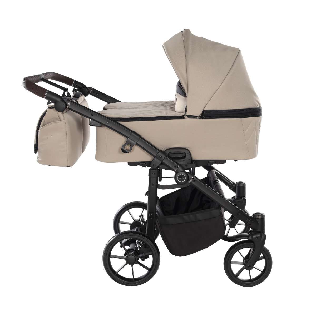 Kočárek pro dvojcata DUO JASMINE LIFE 02 béžový