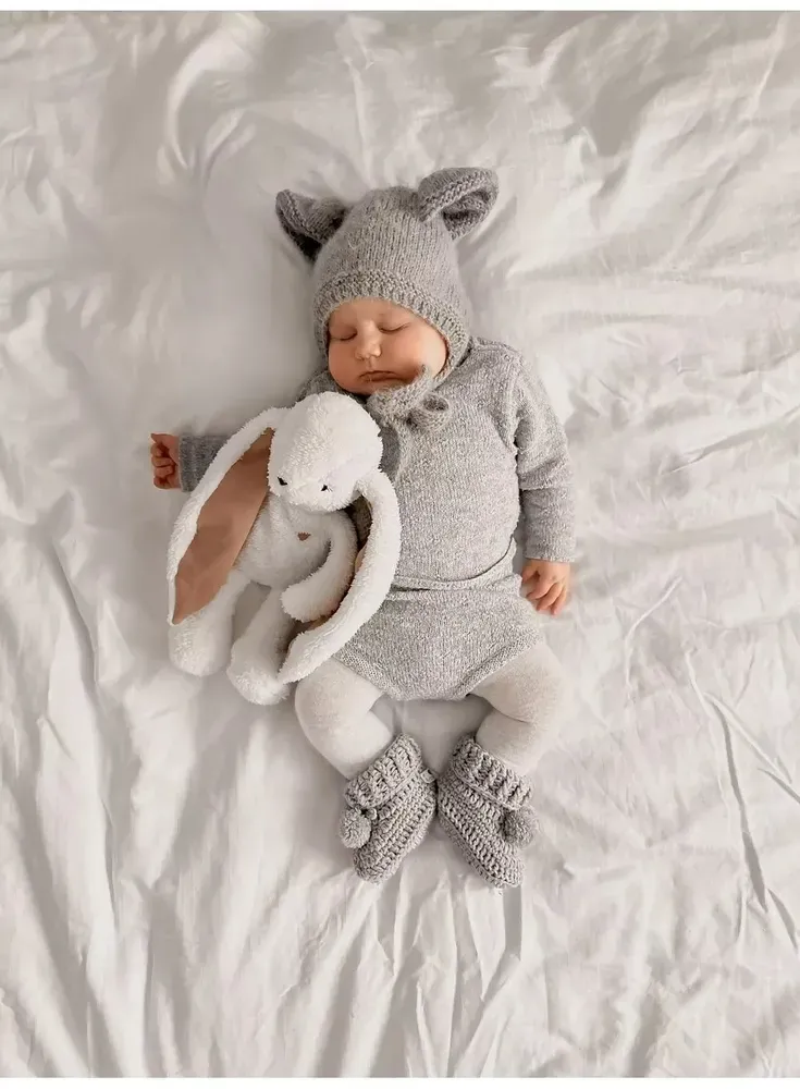 MyHummy Bunny pink/ecru 5 v 1 s lampičkou