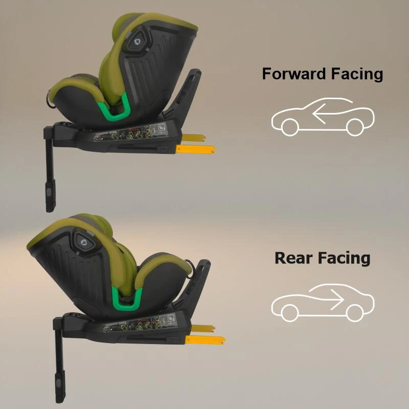 Autosedačka 0-36 kg 360° otočná Coccolle Mago Olive/Khaki