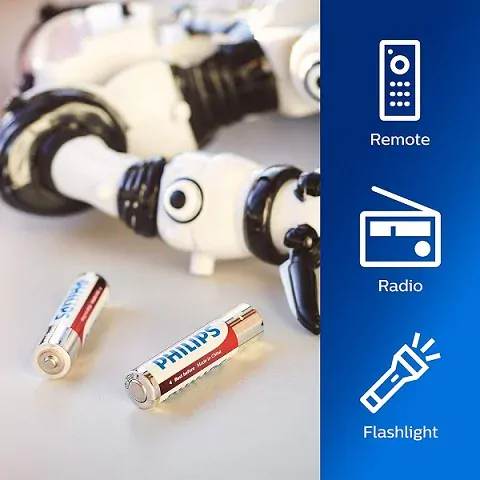 Mikrotužková baterie POWER Alkaline -Alkalická LR03P4F Philips 1ks AAA