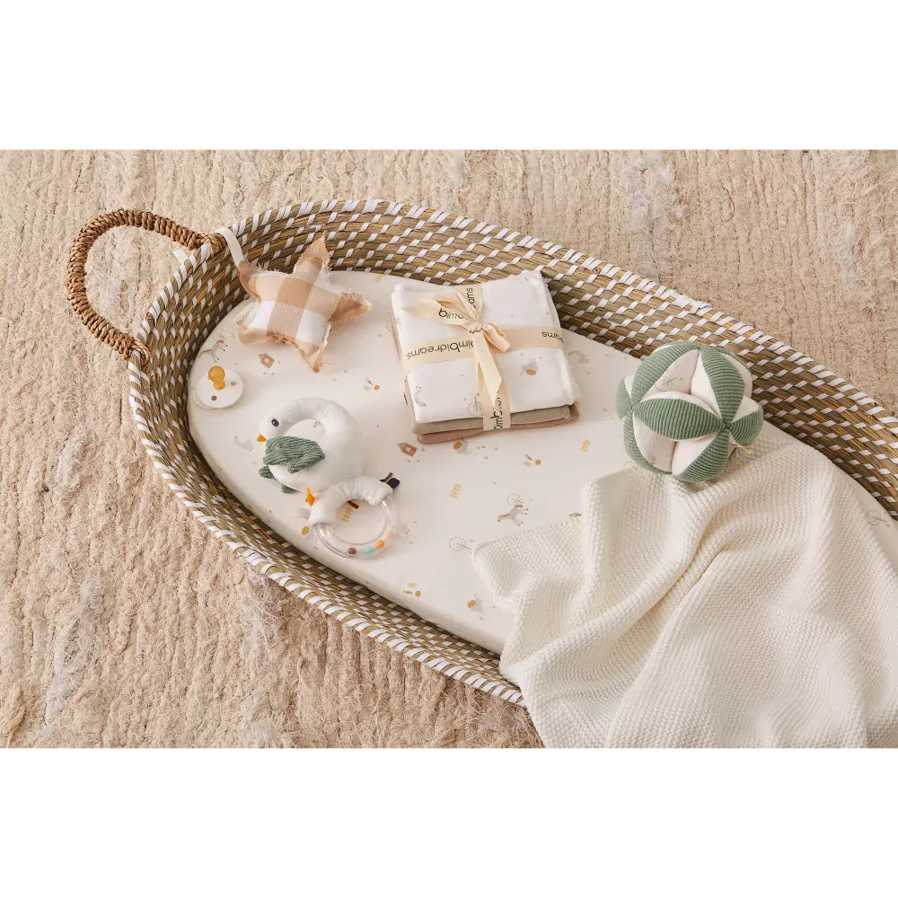 MĚKKÁ TEXTILNÍ SMYSLOVÁ KNIŽKA BIMBI FARM