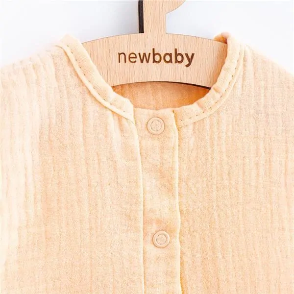 Kojenecký letní mušelínový overal New Baby Leny peach vel. 56