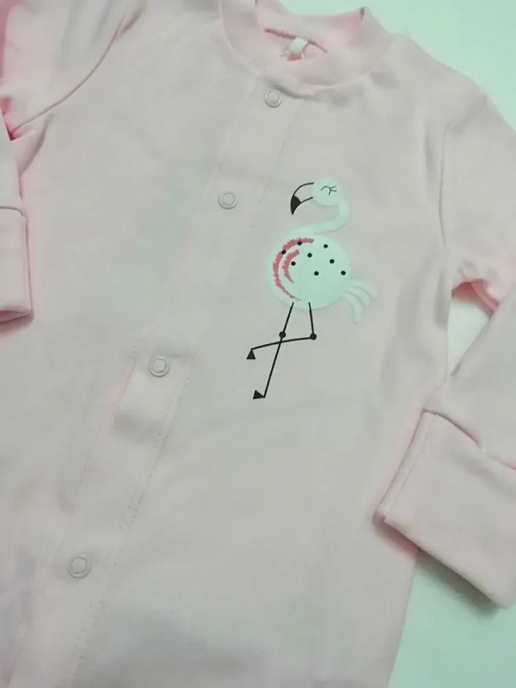 Overal kojenecký Bembi Plameňák růžový vel.68