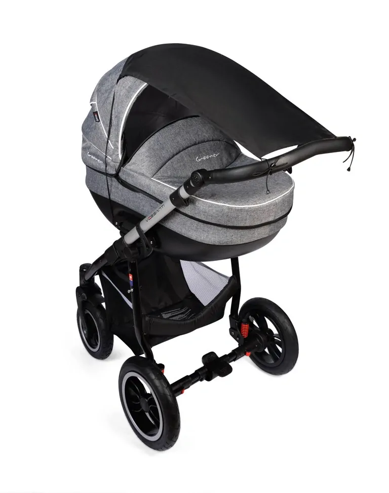 Clona na kočárek a autosedačku prtoti slunci a dešti Tesoro ecru