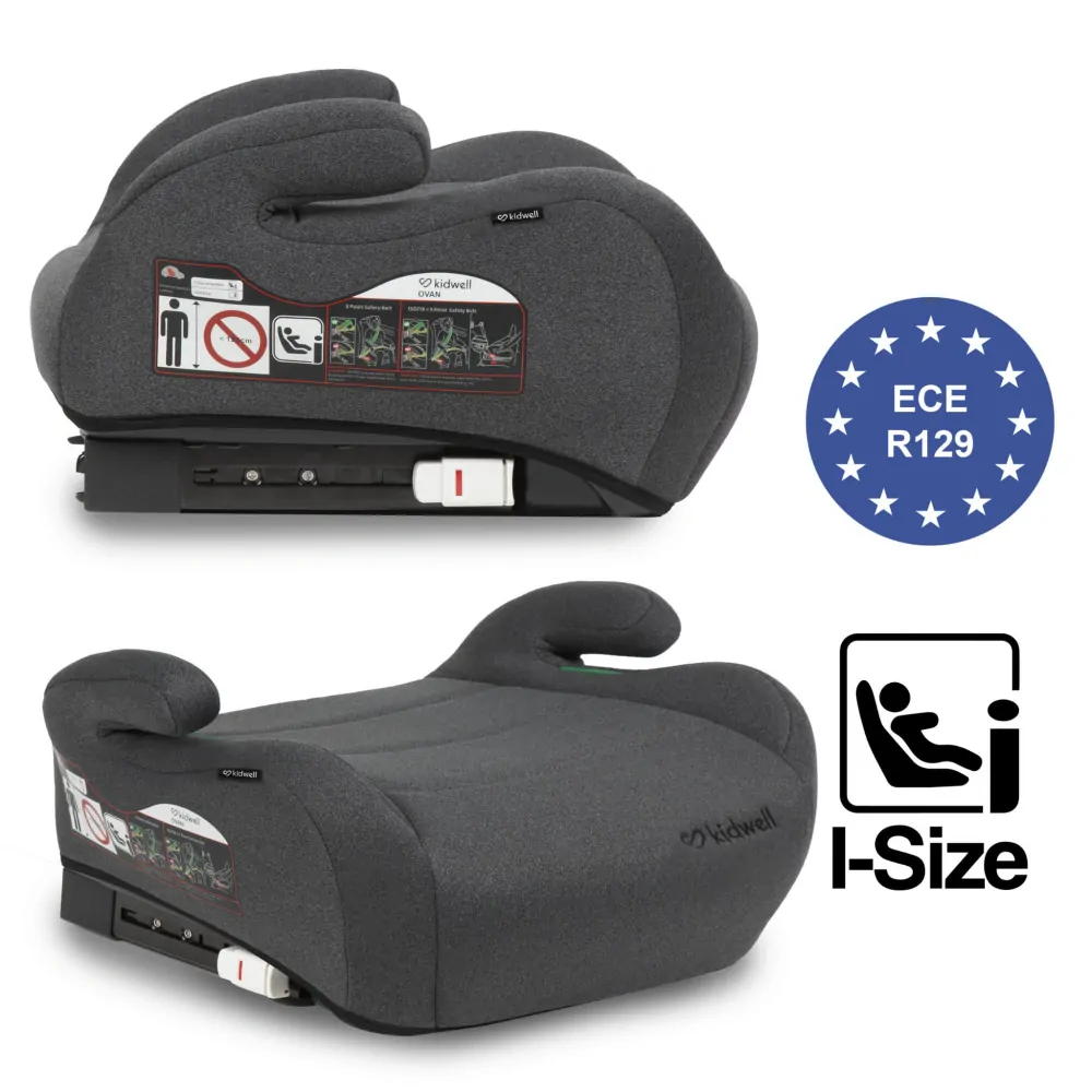PODSEDÁK S I-SIZE KIDWELL OVAN GREY - s isofixem