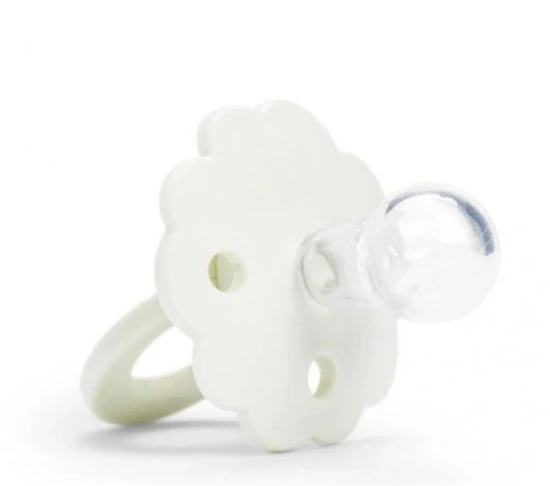  Dudlík Binky Bloom Elodie Details Silicone - Vanilla White