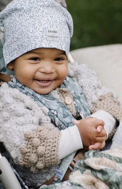 Dětská jarní čepice Logo Beanie Elodie x Morris & Co - Standen 0-6m