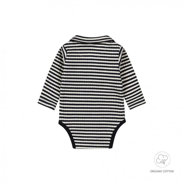 Kojenecké body Dirkje s límečkem z BIO bavlny vel. 74/80