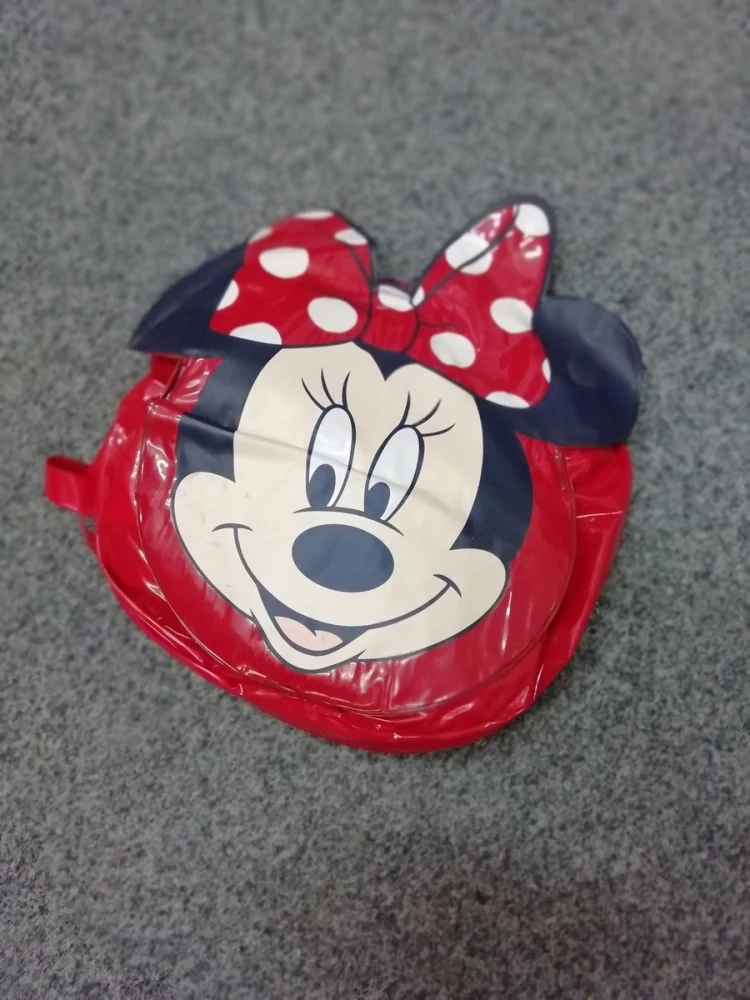 Dětská pláštenka  pončo do deště Minnie + batůžek na pláštěnku vel. 6/12m