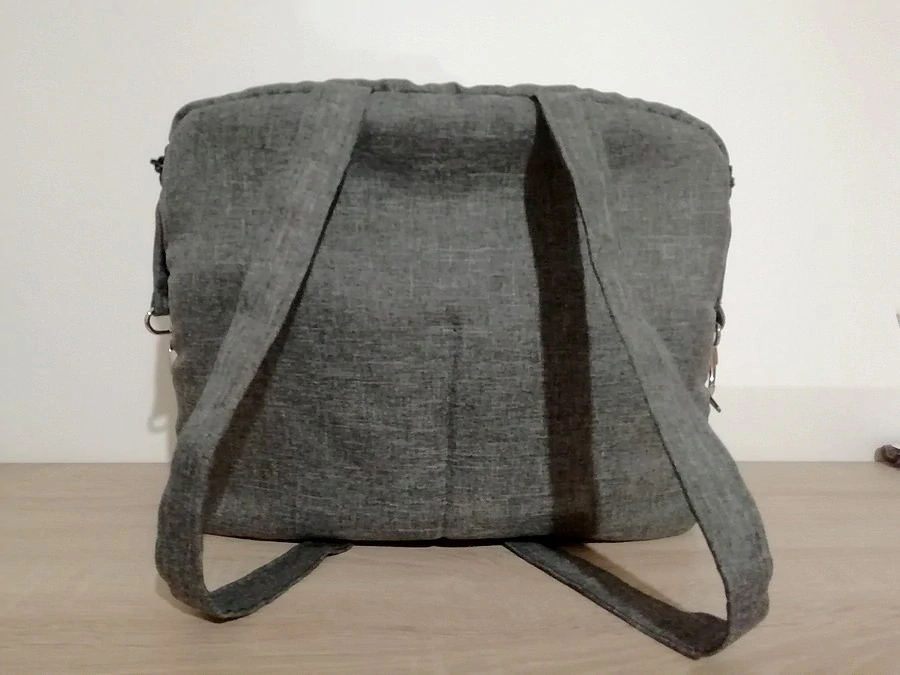 PŮJČOVNA - Praktický batoh na kočárek šedý