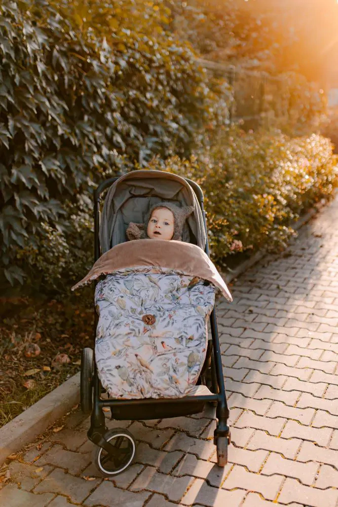 Vyteplený nánožník na kočárek univerzální Mont Blanc - Woodland