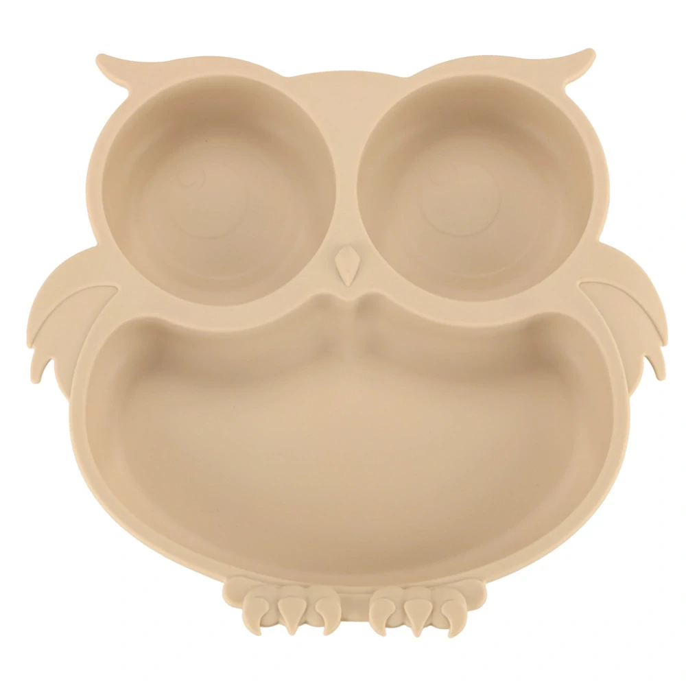 Jídelní silikonová sada 8-dílná pro děti SOVA zelená