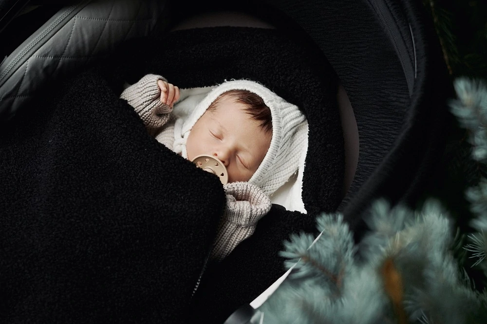 Zimní fusak Teddy Bear black