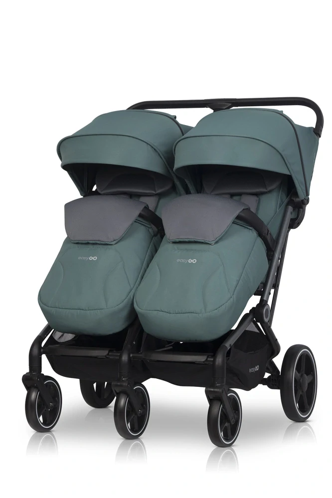Kočárek sourozenecký EasyGo Echo Sage green