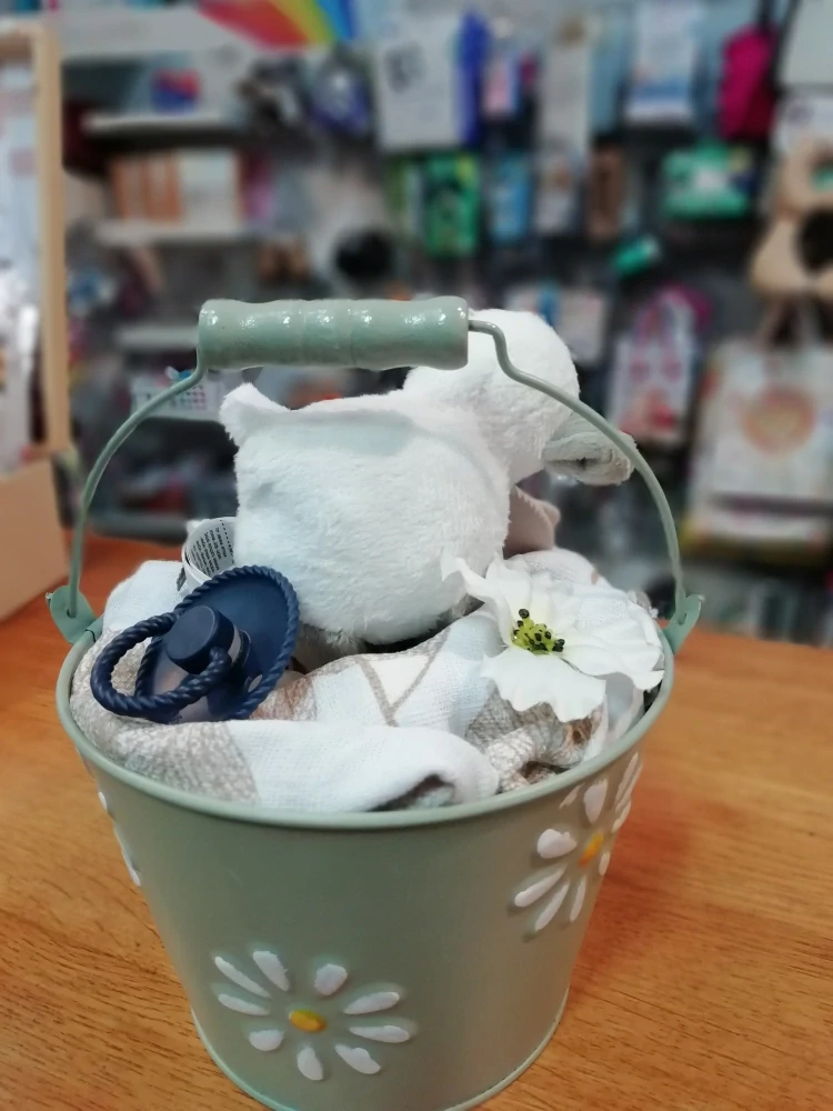 Dárkový plechový kbelík šalvějový Ovečka