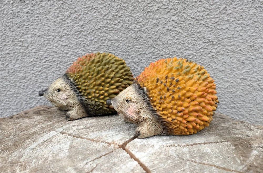Ježek oranžovozelený malý 2 druhy 9x7cm polyston