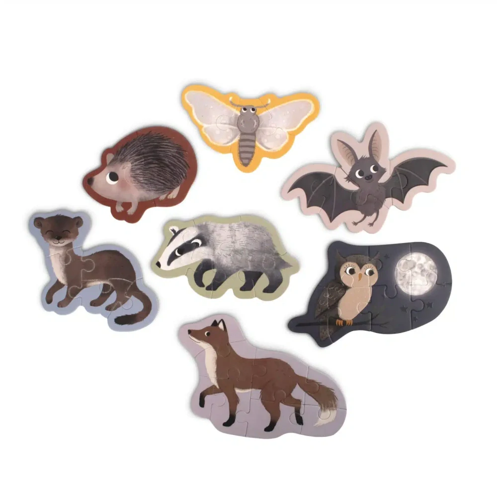 PUZZLE FILIBABBA SVÍTÍCÍ VE TMĚ FILIBABBA – FOREST FRIENDS