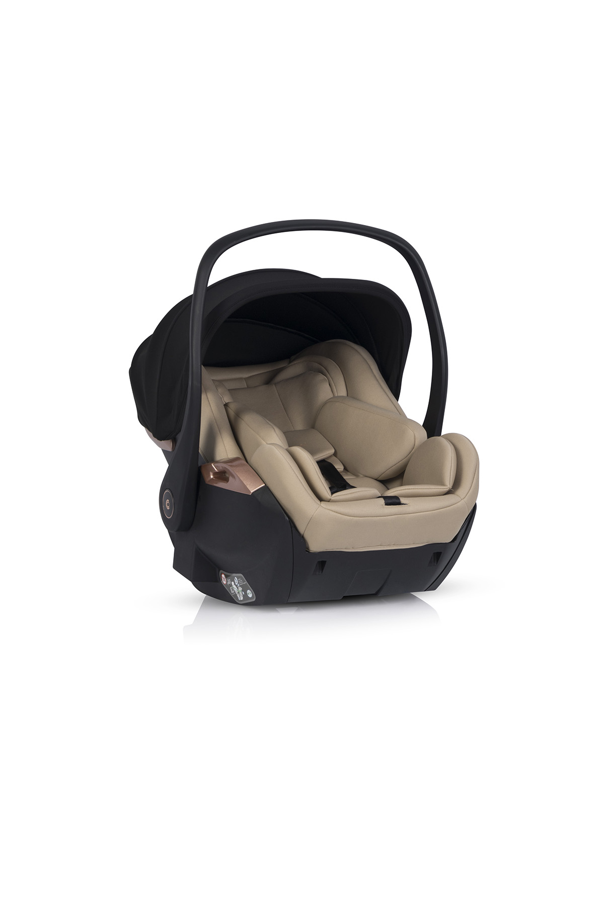 Autosedačka 0-13kg /40-87cm Cavoe AI Natural polohovatelná s isofixovou otočnou základnou