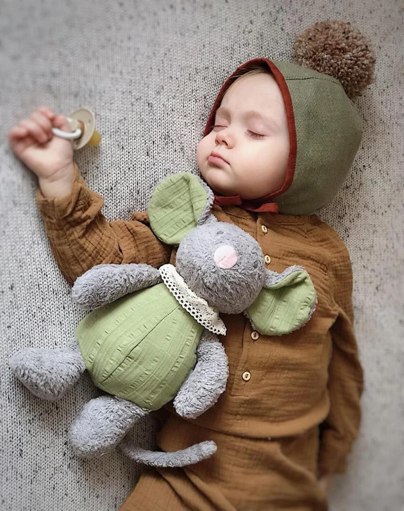 Tikiri myška  z BIO bavlny 30cm