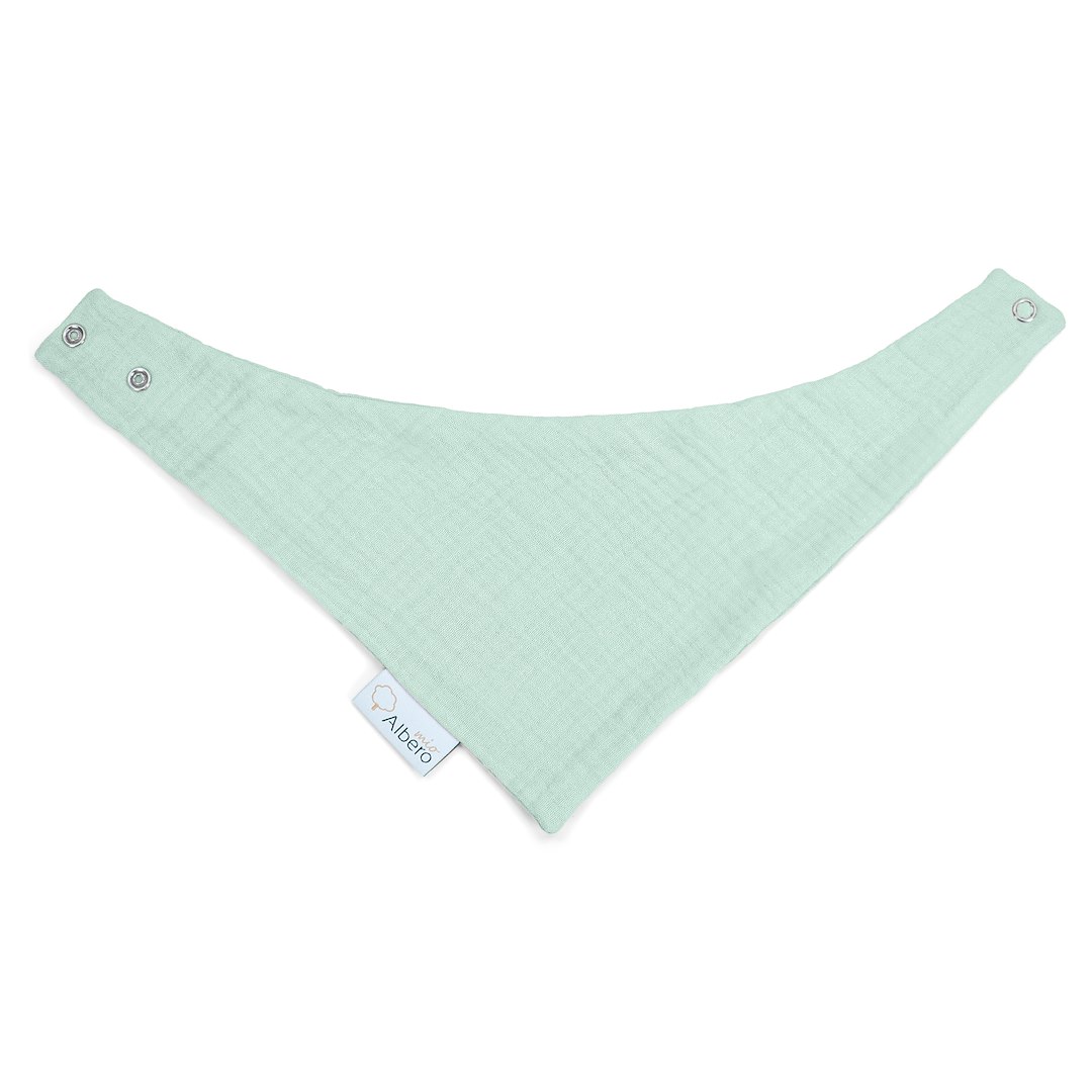 Albero mušelínový slintáček/šátek Mint  (sada 2ks)